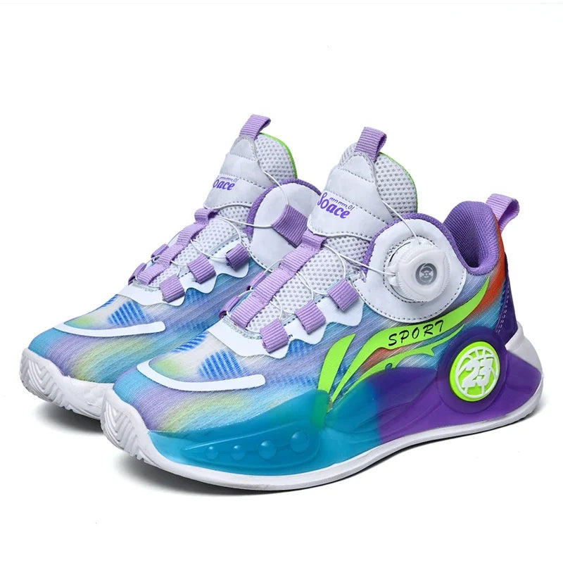 Kids Sneakers Shoes Casual Breathable Shoes For Boys Outdoor Running Sports Childrens Basketball Shoes Size30 -39