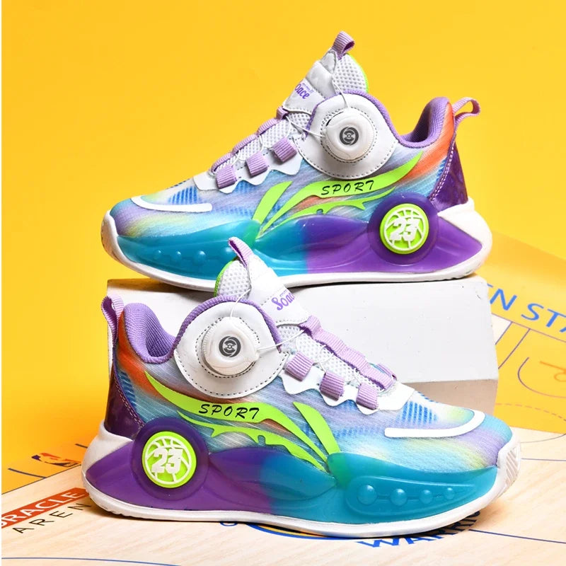 Kids Sneakers Shoes Casual Breathable Shoes For Boys Outdoor Running Sports Childrens Basketball Shoes Size30 -39