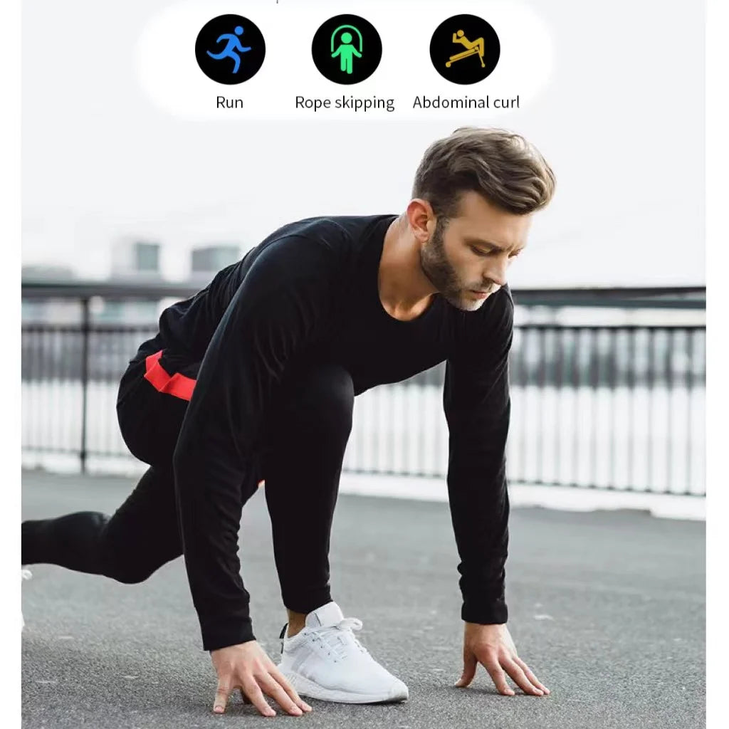 1.3 Inch Smart Watch for Man Woman Kids Student Android iOS Health Monitoring Wrist Fitness Bluetooth-compatible Heart Rate