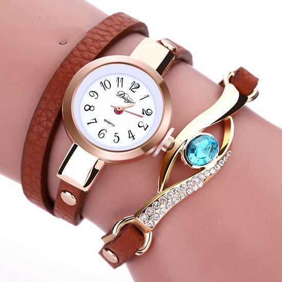 New Fashion Hot Women's Belt Three Circle Wristwatch