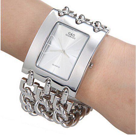 Luxury Brand Stainless Steel Strap Analog Womens Quartz Watch Casual Watch Ladies Wristwatch