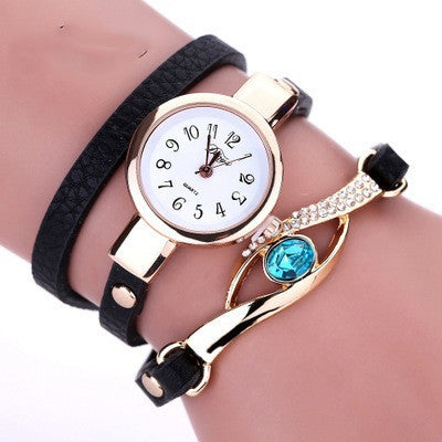 New Fashion Hot Women's Belt Three Circle Wristwatch