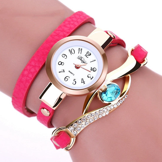 New Fashion Hot Women's Belt Three Circle Wristwatch