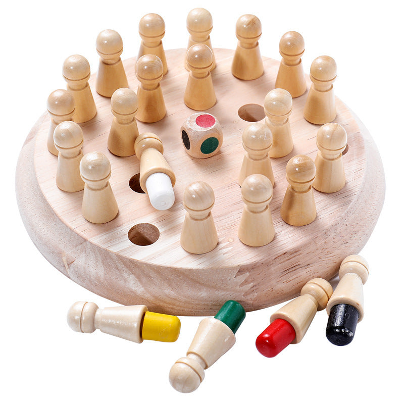 Children's Wooden Educational Toys Memory Chess Kid Early Education Toys