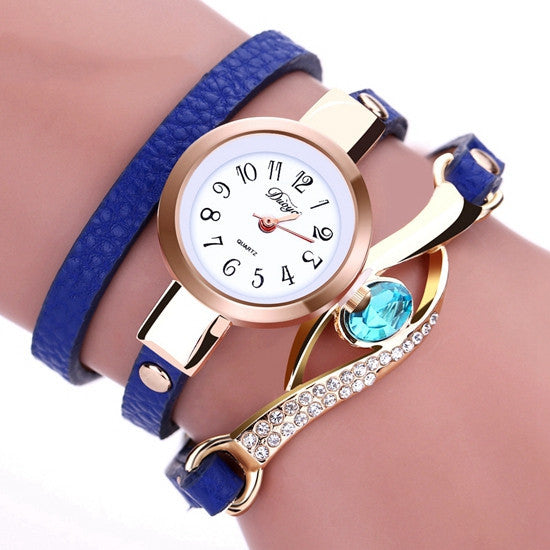 New Fashion Hot Women's Belt Three Circle Wristwatch