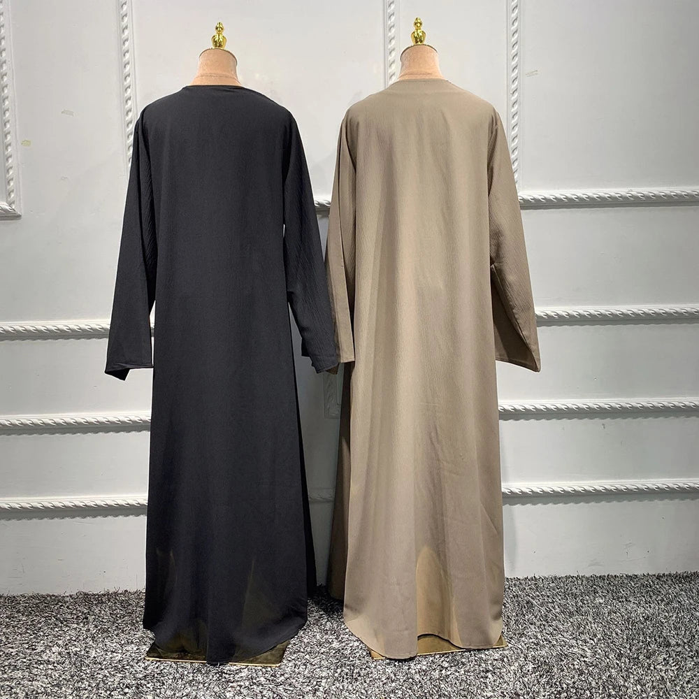 Open Abaya Dubai Turkey Islam Bangladesh Arabic Muslim Sets Hijab