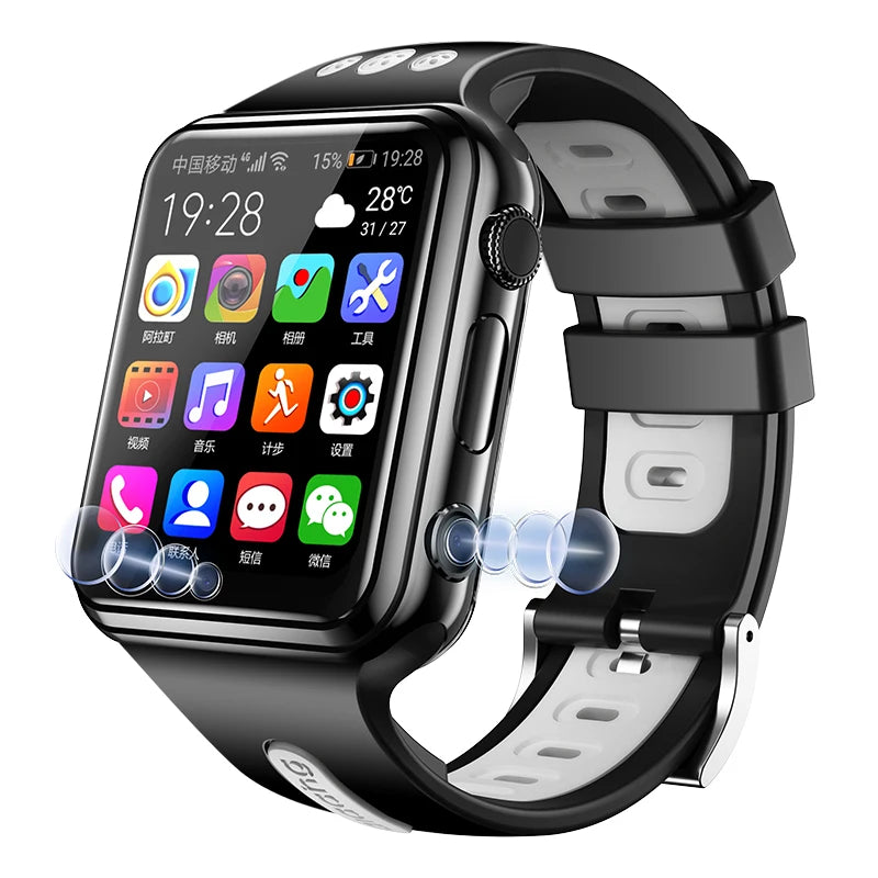 Android 9.0 4G Smart Watch W5 Kids GPS Positioning Watch Dual Camera Shooting Recording Wifi Internet Boys and Girls Video Calls