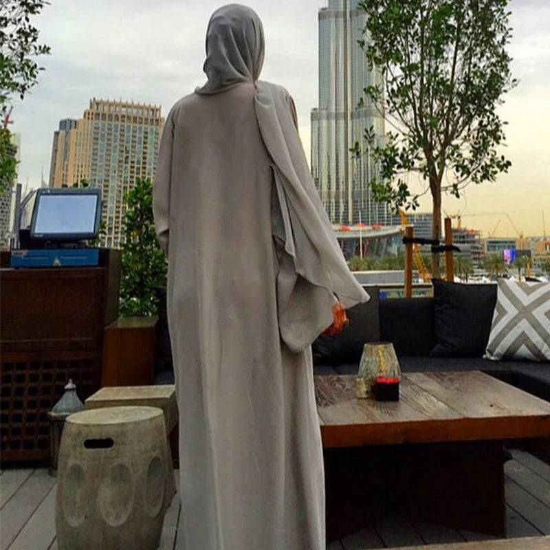 Abaya Kimono Kaftan Dubai Islam Muslim Hijab Dress Abayas