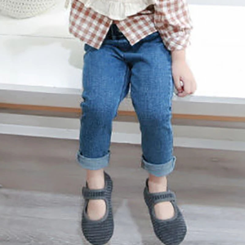 Melario Spring and Autumn Casual Kids Cute Kids Jeans Trousers for Girls Jeans Pants Children's Clothing Fashion Baby Girl Jeans