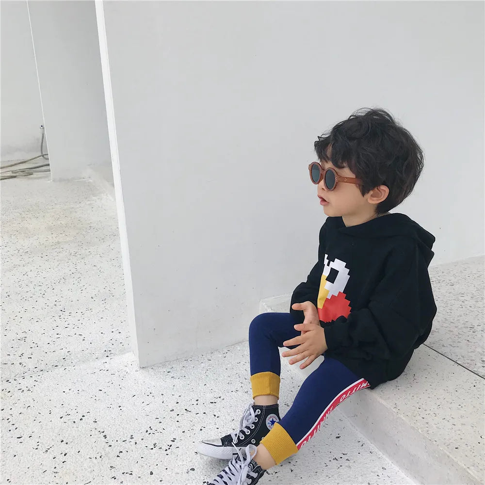 Tonytaobaby Autumn Clothes New Children's Clothing English Printed Pants  Kids Pants  Toddler Girl Pants  Boy Pants