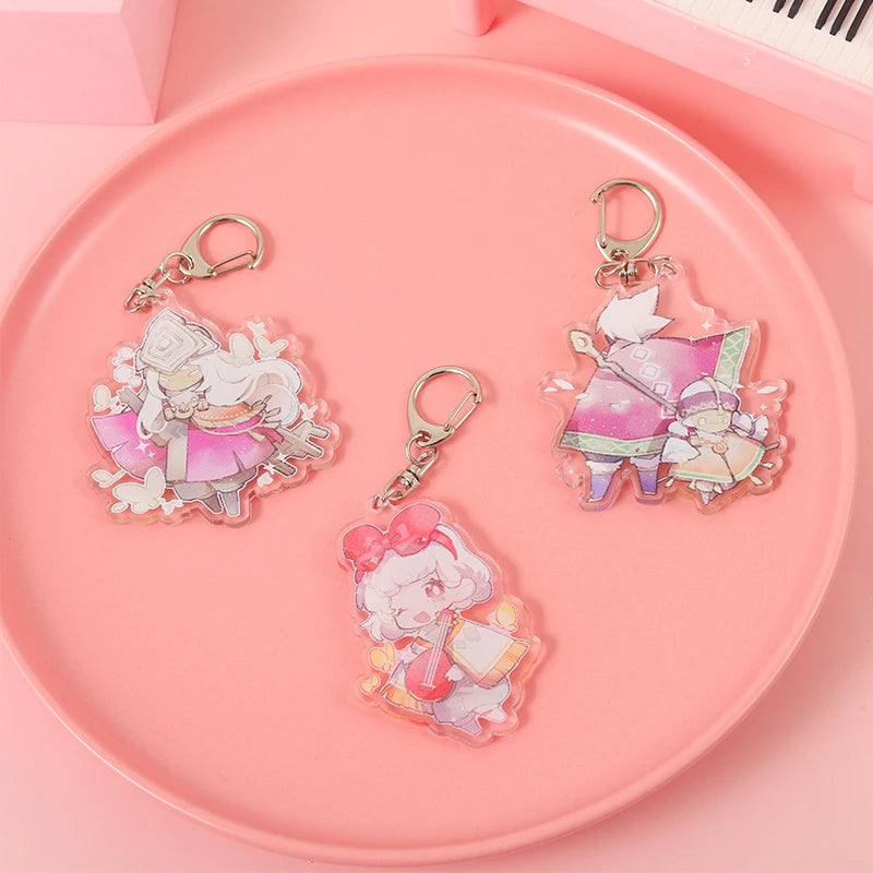 Sky Children of the Light Acrylic Key earrings