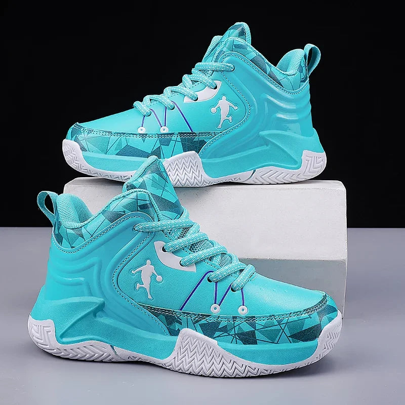 Childrens Basketball Shoes for Girl Student Indoor Field Training Trainers High-quality Non-slip Sneakers Kids Basktball Shoes
