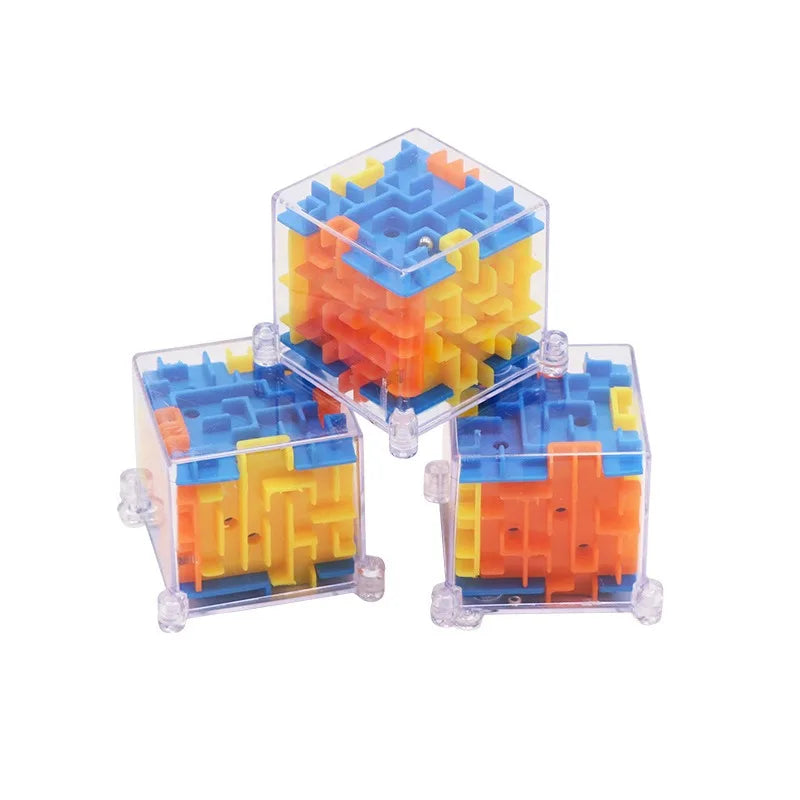 1Pcs 3D Maze Magic Cube Toys Children Gift Six-sided Brain Developing Educational Toy Labyrinth Ball Toys Magical Maze Ball Game