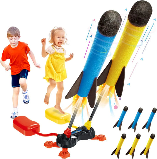 Outdoor Toy Rocket Launcher for Kids Dueling Outdoor Games