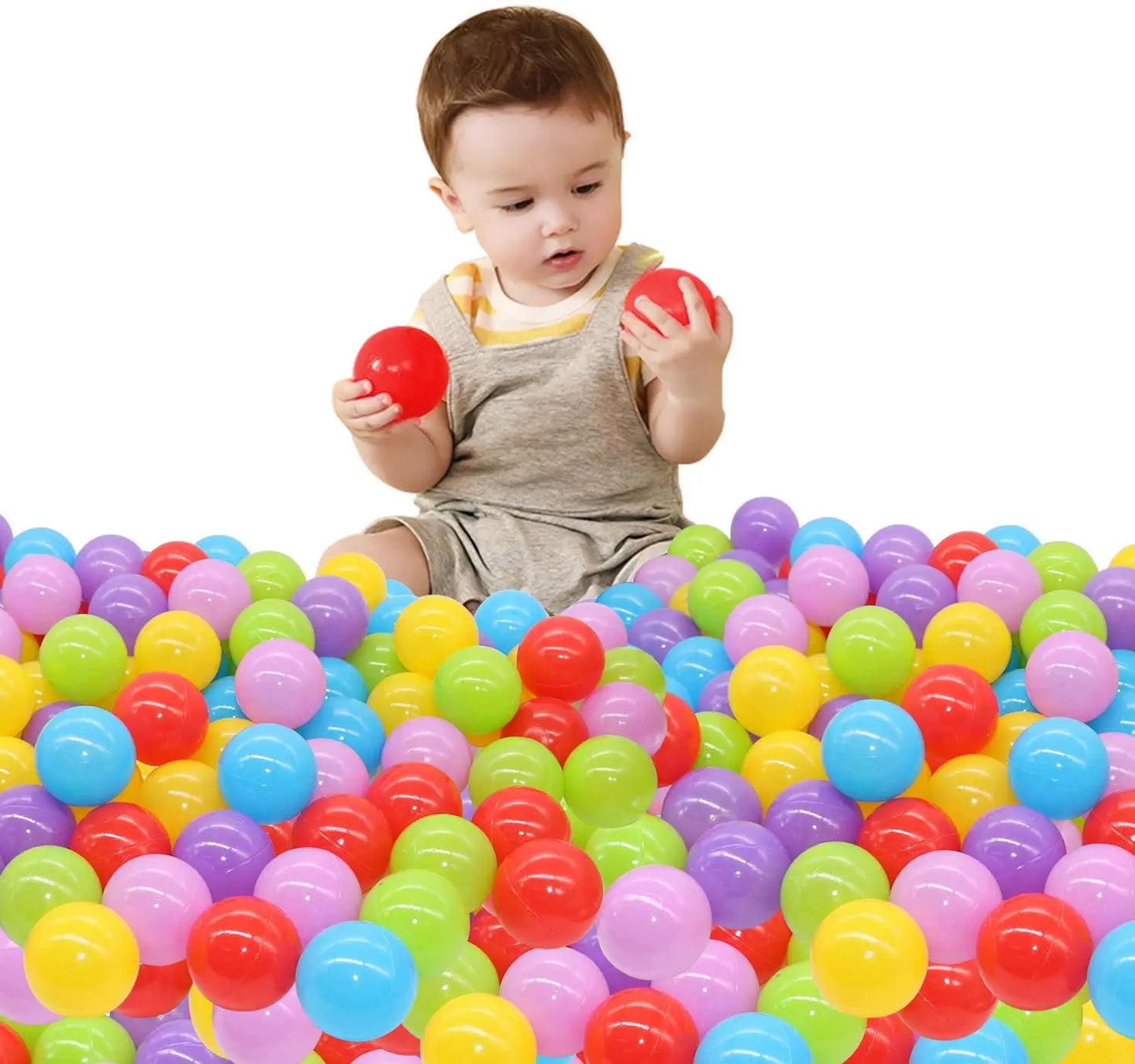 50Pcs Baby Plastic Balls Water Pool Ocean Ball Games for Children Swim Pit Play House Outdoor