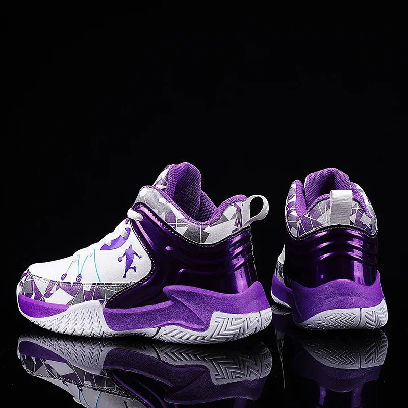 Childrens Basketball Shoes for Girl Student Indoor Field Training Trainers High-quality Non-slip Sneakers Kids Basktball Shoes