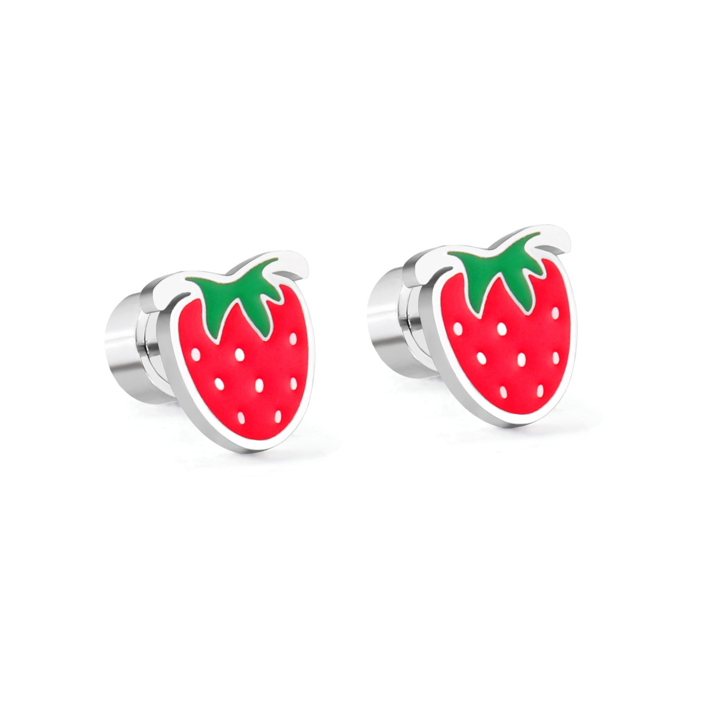 Ladies And Children Cute Stainless Steel Stud Earrings